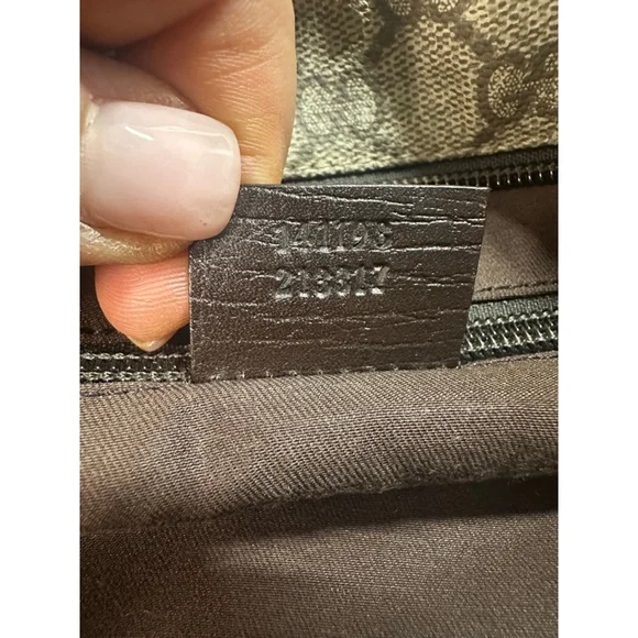 Gucci GG Monogram Messenger Bag Brown/Tan One Size - Picture 13 of 14